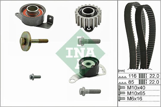 Ina Timing Belt Set 530 0104 10