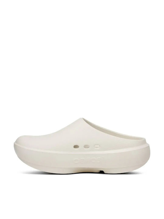Oofos Oofos Holzschuhe Beige 2400-Chalk