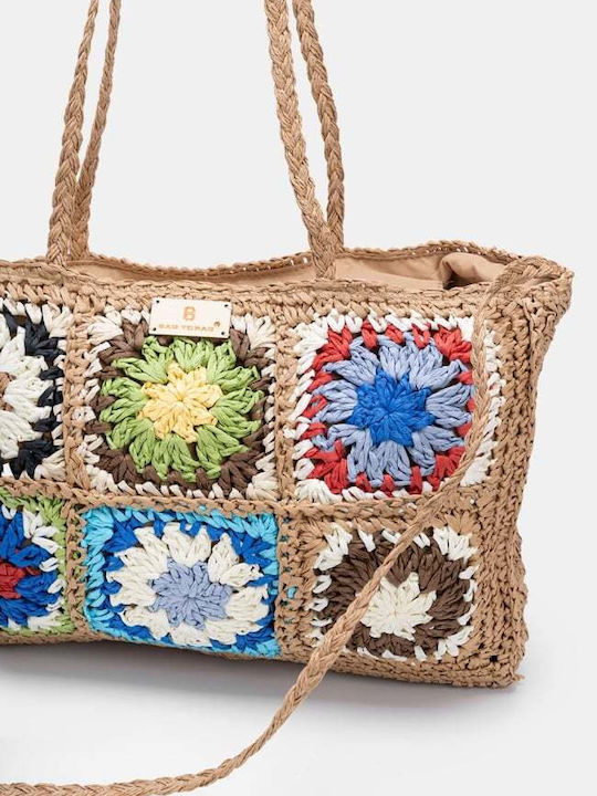 Decoro Korbweide Strandtasche Braun