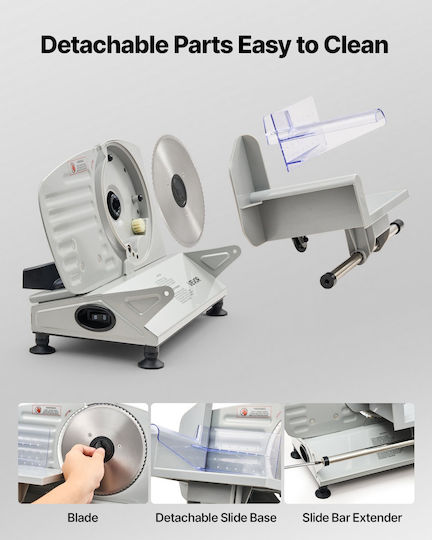 Vevor Ζαμπονομηχανή με Δίσκο Κοπής Διαμέτρου 170mm 35.5x22.5x13.98cm