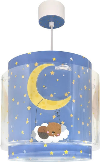 Ango Dream Einfaches Licht Kinderzimmer-Deckenleuchte Hängend 15W mit Lampensockelgröße E27 Blau