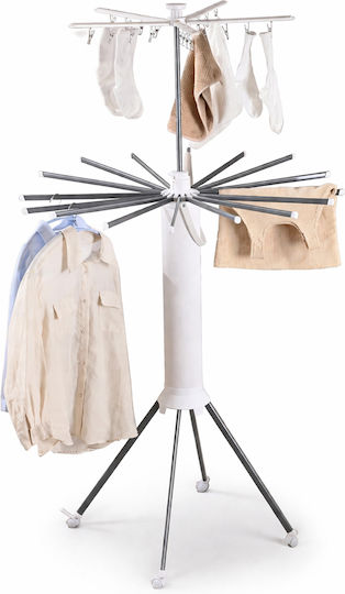 Bakaji Folding Vertical Clothes Drying Rack Tripod 112x58x170 cm 02002250