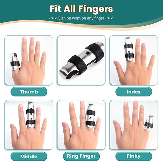 Finger-Schienen 3 Größen Aluminium Ednyzakrn