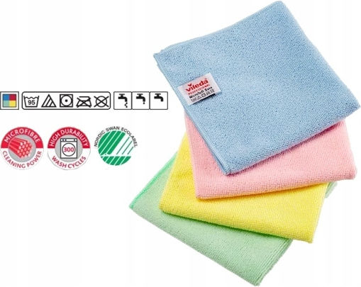 Vileda Reinigungstücher mit Mikrofasern Microtuff Basis Stoff Blau 1 Stück