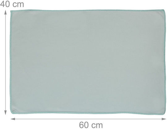 Set 6 Microfiber Cloths Relaxdays 40x60cm Multicolor