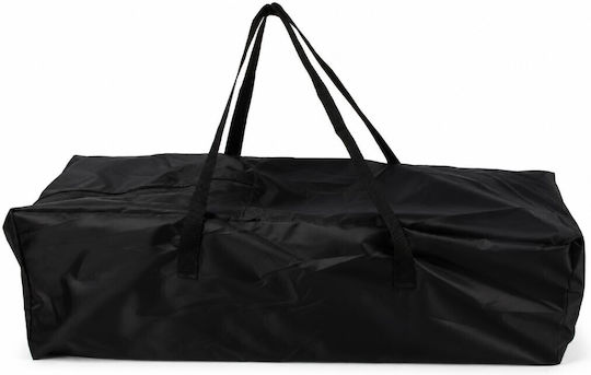 Fun Baby Playpen with Mattress Black 62x125cm
