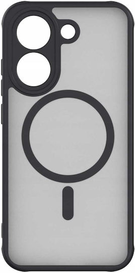 Spacecase Хибридна Задна Корица Съвместима С Magsafe Пластмасова Черна (Poco X8 Pro)