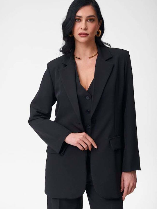 Women's Black Set with Trousers