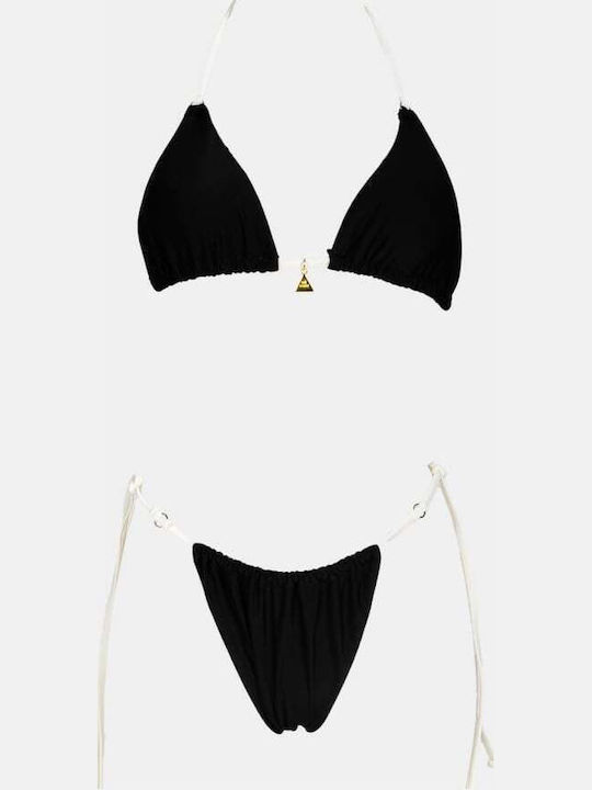 Set Bikini Dreieck Schwarz
