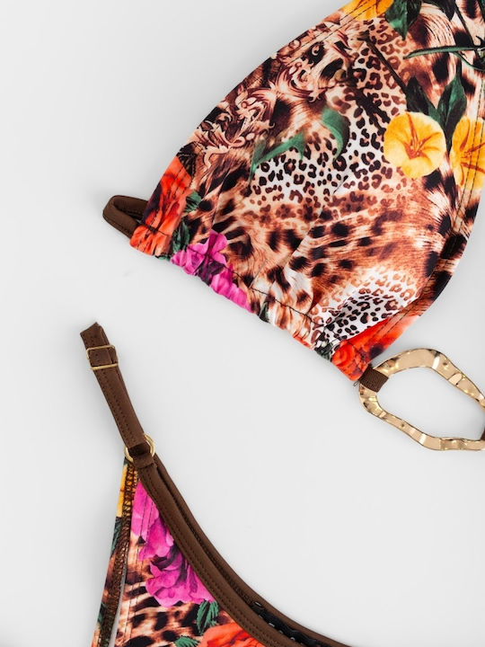 Set Bikini Dreieck Orange