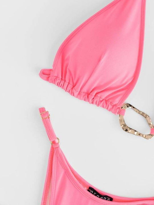 Set Bikini Dreieck Fuchsie