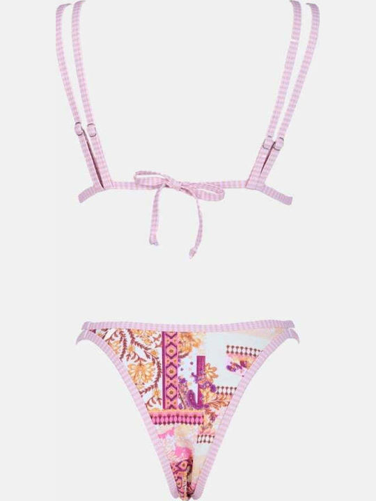Set Bikini Dreieck Rosa