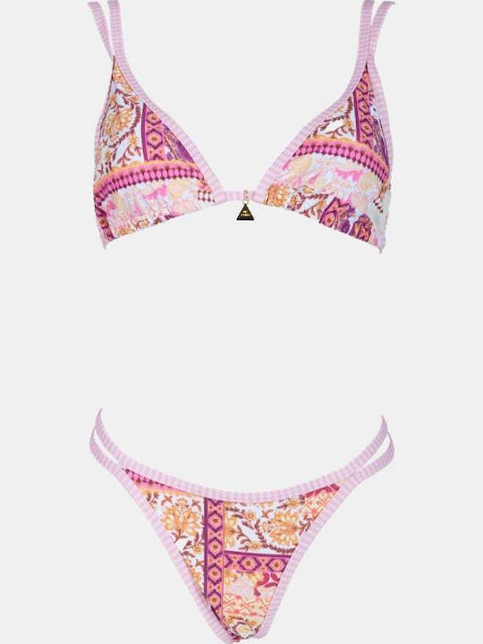 Set Bikini Dreieck Rosa