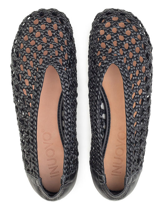 Damen Ballerinas Schwarz