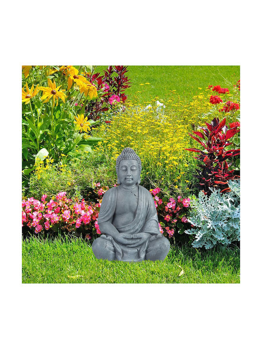 Relaxdays Декоративен Буда от Керамичен Материал 70x45x35см