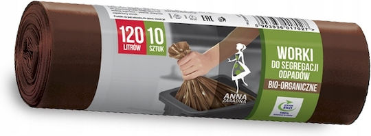 Stella Biologisch Abbaubare Müllsäcke mit 120lt Fassungsvermögen 10Paketinhalt Braune