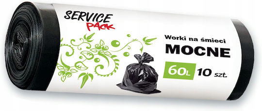 Stella Biodegradable Trash Bags Capacity 60lt 10 Pieces Black
