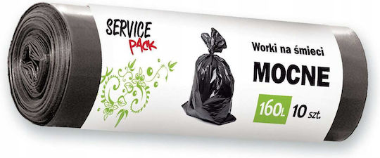 Stella Biodegradable Trash Bags Capacity 160lt 10 Pieces Black