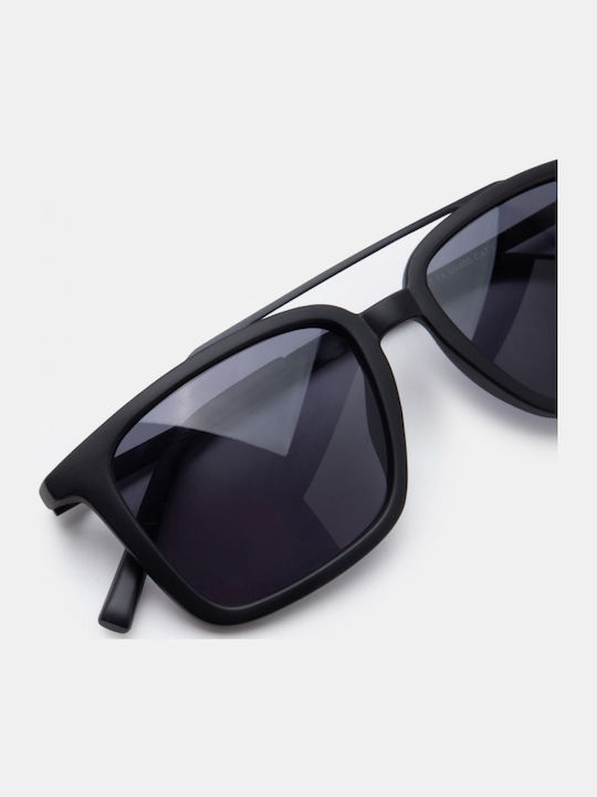 Luigi Unisex Sunglasses With Black Frame And Black Lens 4894401