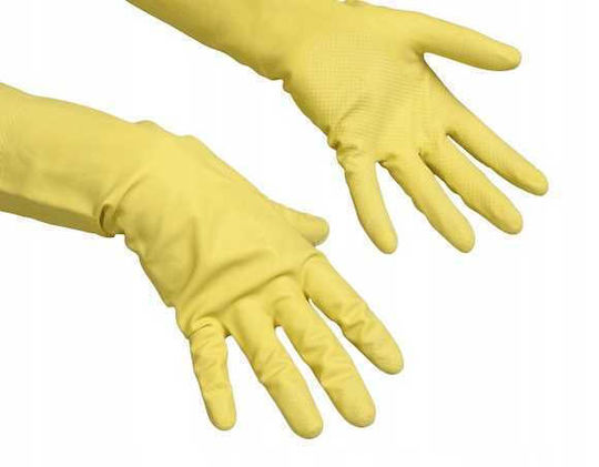 Vileda Zeuă de Mănuși de Curățenie Contract Latex Mari Albastre