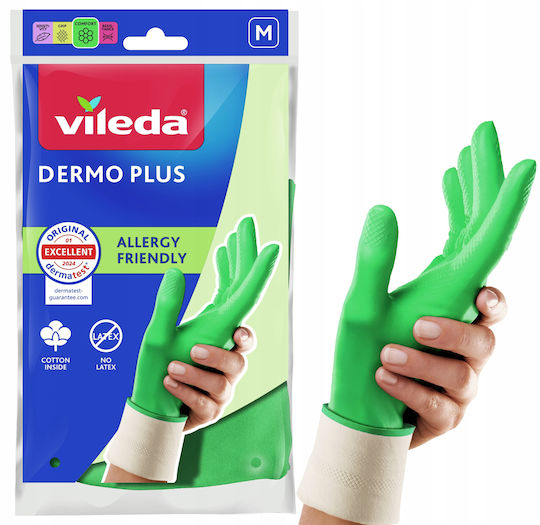 Vileda Vileda Ofenhandschuhe Dermo Plus Nitril Medium Grüne