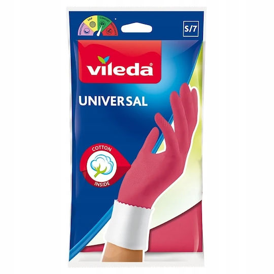 Vileda Звено Кухненски Ръкавици Universal Латекс Small