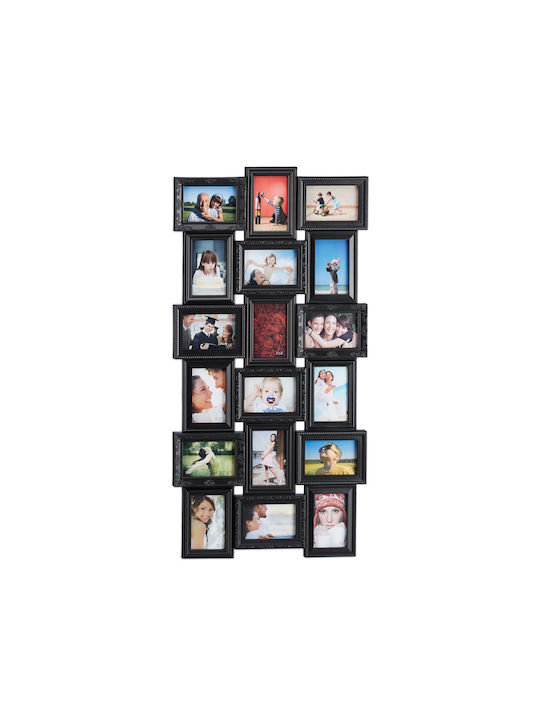Relaxdays Multi Rama Foto Montare Pe Perete 18 Locuri Plastic (Diverse Culori)