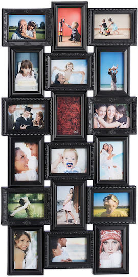 Relaxdays Multi Wall-Mounted Picture Frame 18 Photos Plastic (Various Colors) Relaxdays Multi Wall-Mounted Picture Frame 18 Photos Plastic (Various Colors)