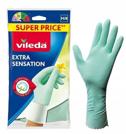 Vileda Завойка Ръкавици За Почистване Extra Sensation Medium