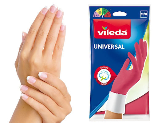 Vileda Ζεύγος Γαντιών Καθαριότητας Universal Medium