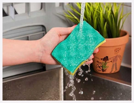 Vileda Glitzi Always Clean Viscose Sponge 2 Pcs