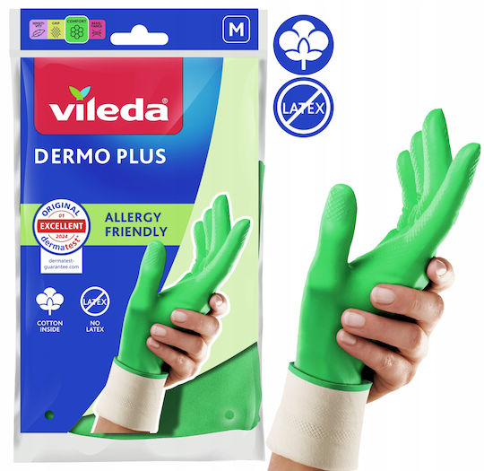 Vileda Vileda Ofenhandschuhe Dermo Plus Nitril Medium Grüne