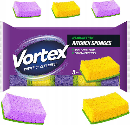 Vortex Kitchen Sponges 5 Pcs