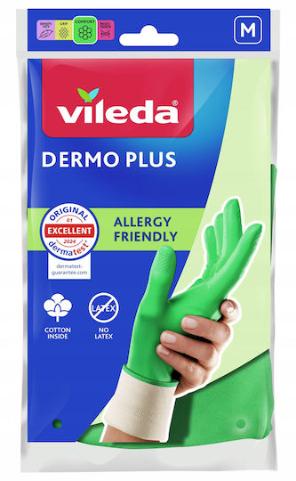 Vileda Vileda Ofenhandschuhe Dermo Plus Nitril Medium Grüne
