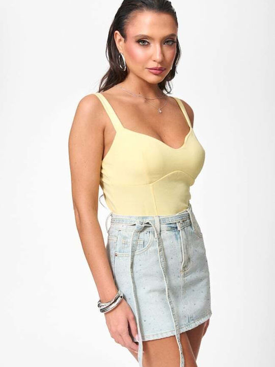 Women's Shorts Light Blue Open