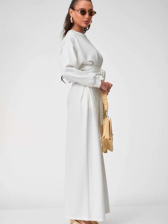 Women's White Set with Trousers