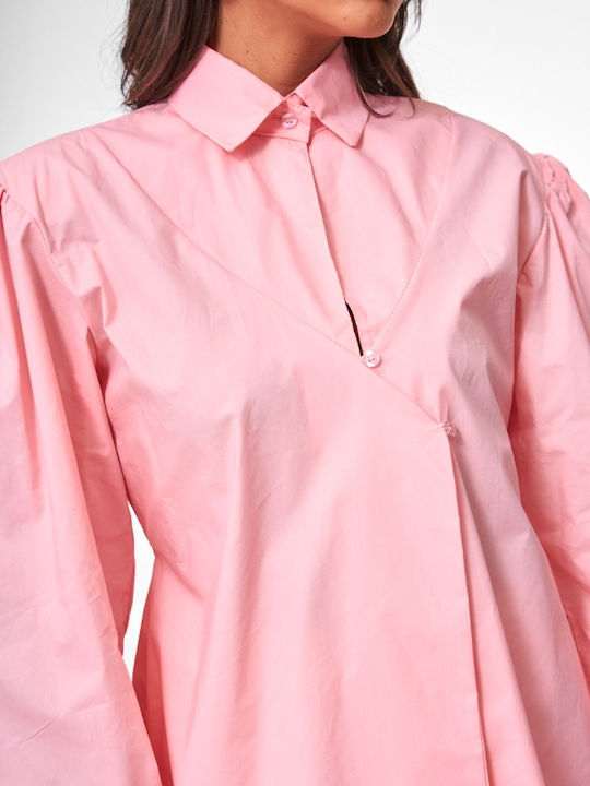 Long Sleeve Women's Shirt Pink