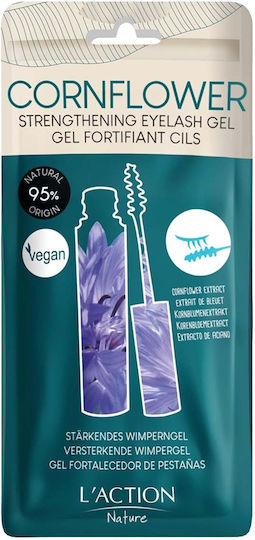 Fortifying Eyelash Gel Strengthens Protects Cornflower Vegan Green