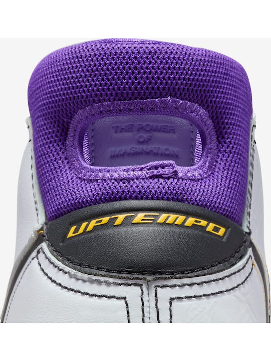 Kobe 1 Protro 81 Points High Basketball Shoes White Black Court Purple