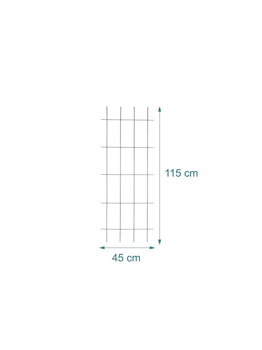 Trellis De Grădină Negru 45x115cm