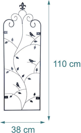 Garden Trellis in Black Colour 38x110cm