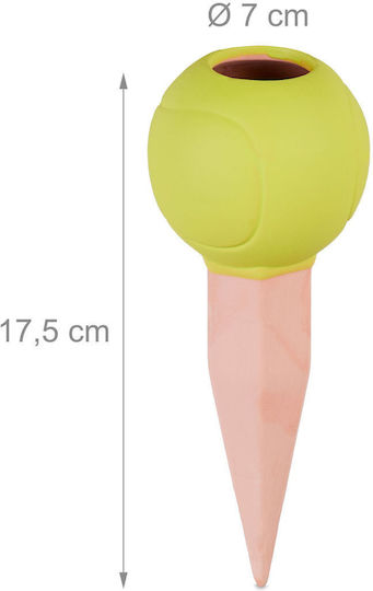 Relaxdays Set 4 Conuri De Udare Din Lut Pentru Plante