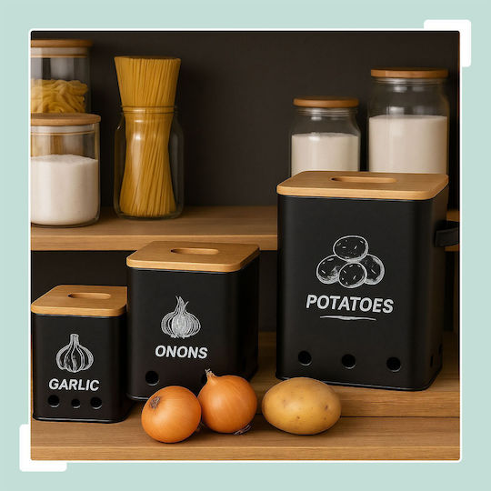 Relaxdays Set 3 Bucăți Casete Utilizare Generală Cu Capac Maro 23x15.5x24cm 3 Bucăți