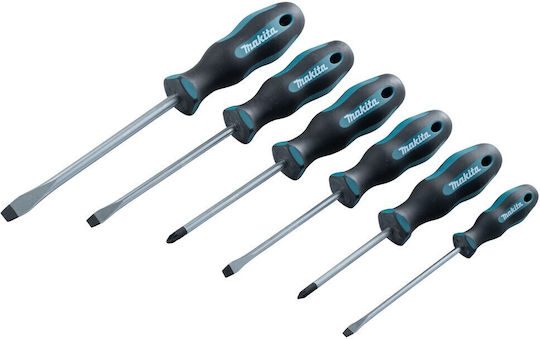 Makita Set 6 Șurubelnițe Magnetice