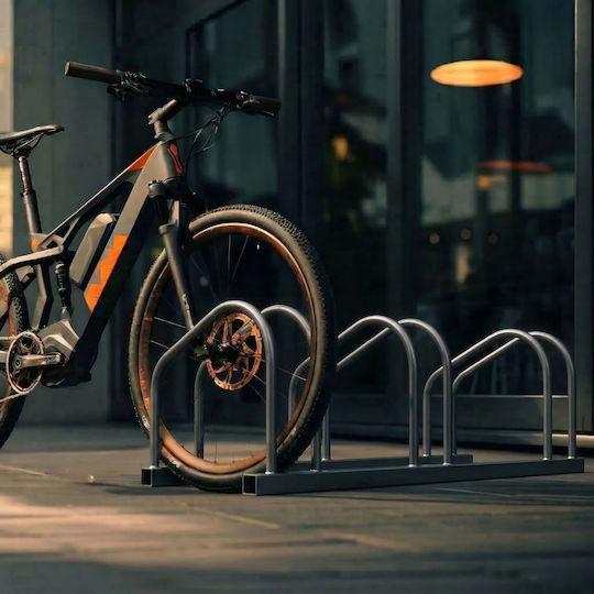 Relaxdays Bară De Parcare Pentru Biciclete Cu 6 Compartimente