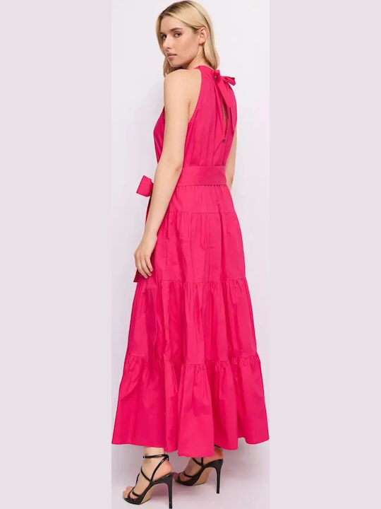 Summer Maxi Dress Fuchsia