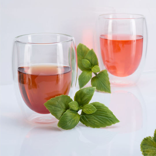Relaxdays Glas Trinkglas 350ml