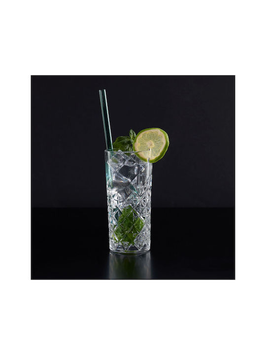 Relaxdays Set Pahare Din Sticlă 330ml 6 Bucăți