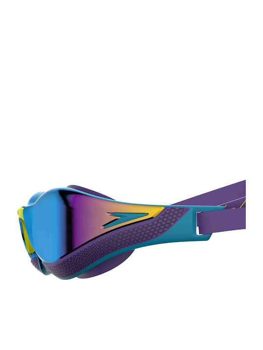 Speedo Fastskin Pure Focus Swimming Goggles Adults with Anti-Fog Lenses Blue