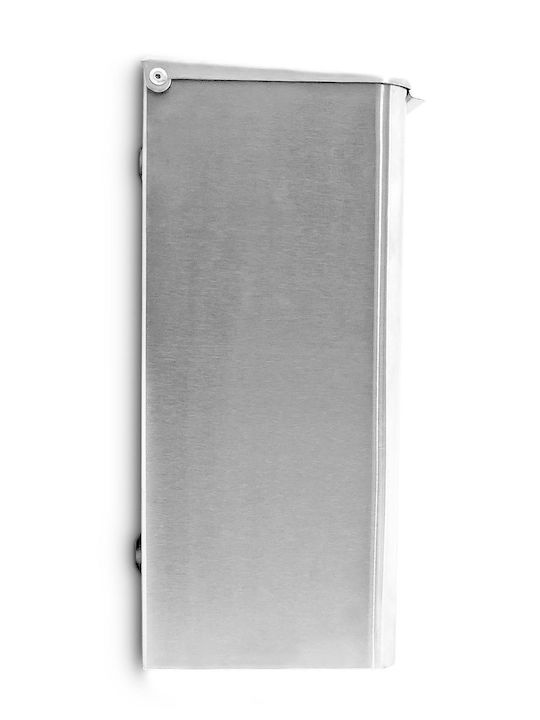Relaxdays Cutie Poștală Pentru Exterior Din Inox Culoare Gri 30x10x40cm
